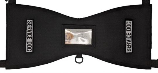 service dog vest with id holder