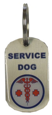 SERVICE DOG TAG