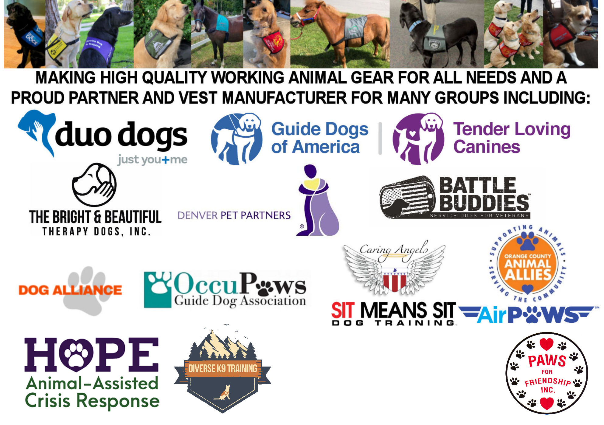Working Dog Vests