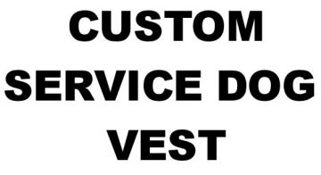 CUSTOM SERVICE DOG VEST