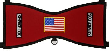 FLAG SERVICE DOG VEST