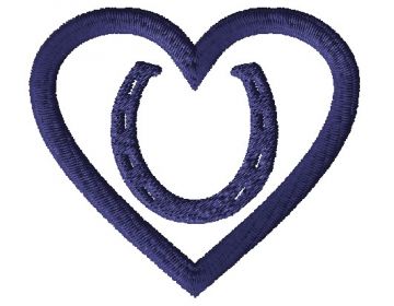 HEART & HORSESHOE MOTIF