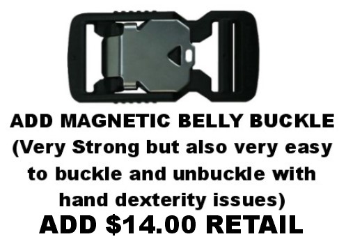 Add Magnetic Belly Strap Buckle: