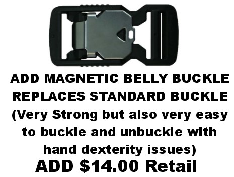 Add Magnetic Belly Strap Buckle: