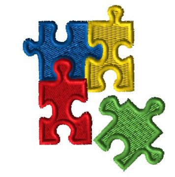 PUZZLE PIECES - AUTISM AWARENESS