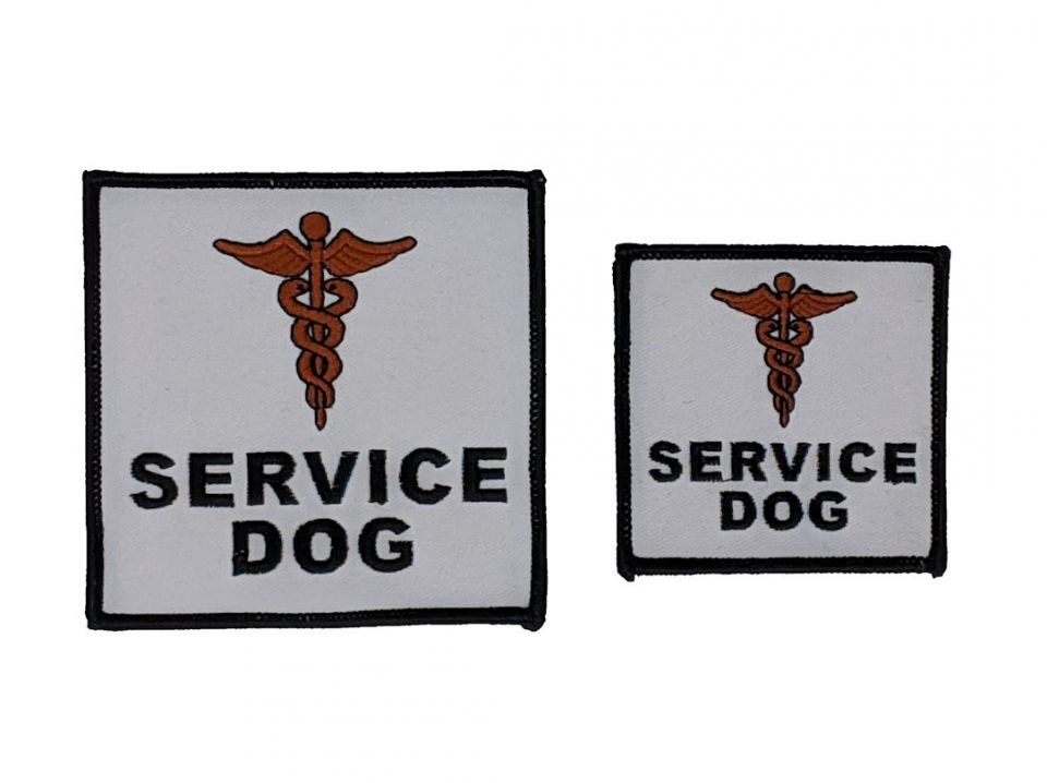 Service DOG THERAPY PET Patch Medic Working Dog In Training Emblem