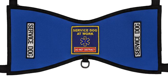  SERVICE DOG STAR OF LIFE VEST DELUXE