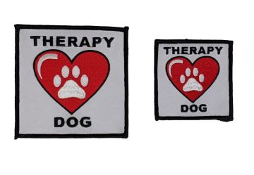 THERAPY DOG HEART & PAW PATCH