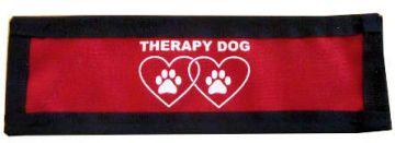 LEASH COVER - THERAPY DOG(SCREEN PRINTED)