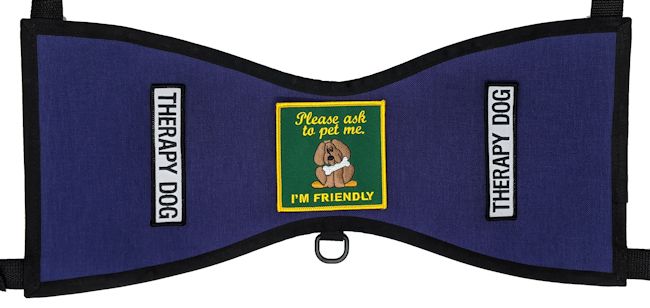 Therapy dog shop vests and patches