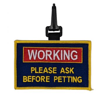 CLIP ON - WORKING DOG