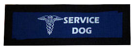 LEASH COVER - SERVICE DOG(SCREEN PRINTED)
